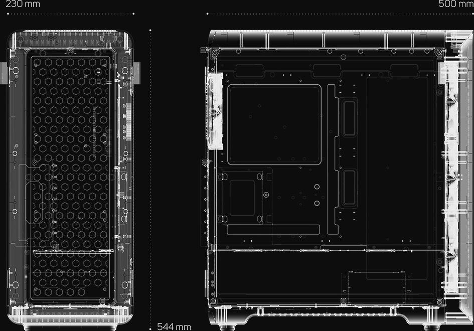 CUT593 features sufficient space