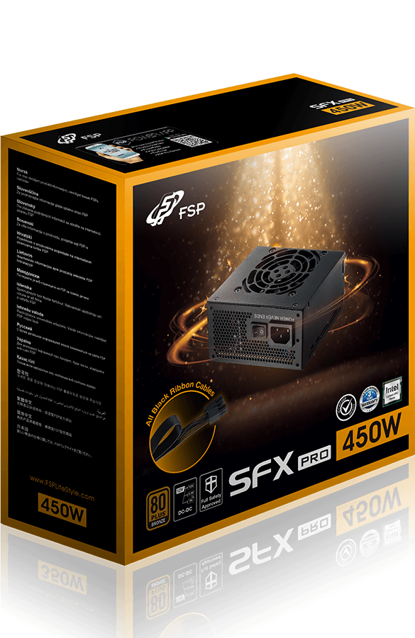 Resultado de imagen para FSP SFX Pro 450W 80 Plus Bronze