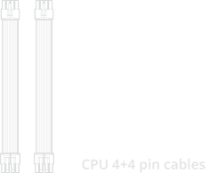 VITA_PM CPU 4+4 pin cables