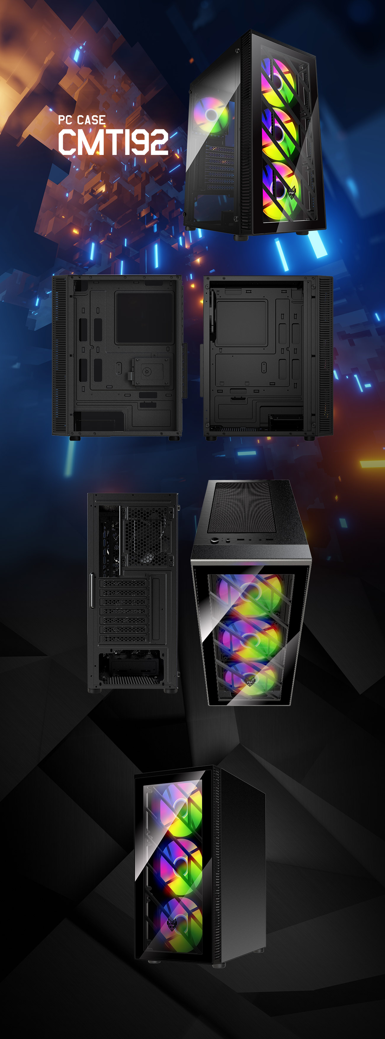 CMT192 Gaming PC Cases FSP
