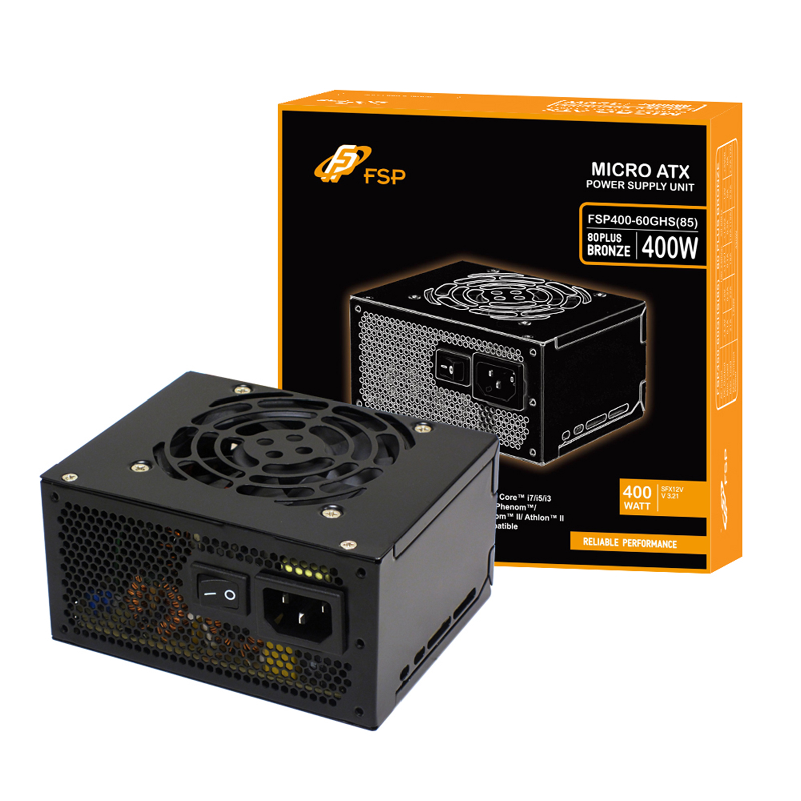 Micro ATX Bronze Power Supplies PSU FSP