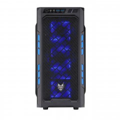BLK FSP CMT210 FSP CMT210 Translucent Window Panel ATX Mid Tower Gaming Computer Case 