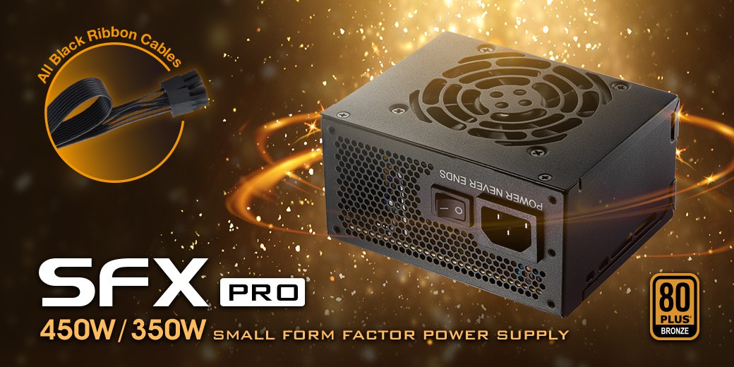 Bloc d'Alimentation Sharkoon SilentStorm SFX Bronze 450 W